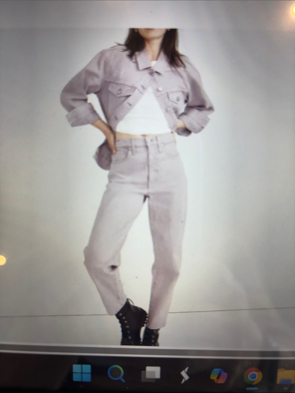 Madewell Balloon Lavender/Provence Grape Jeans Size 25 High Rise